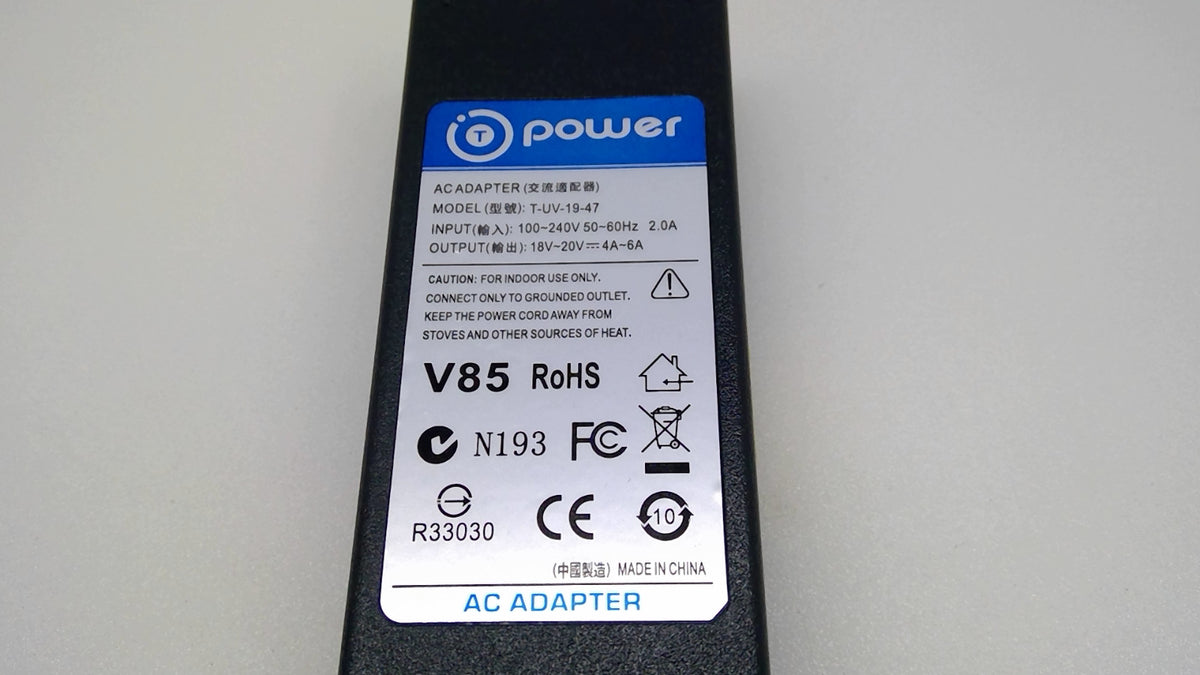 T-Power T-UV-19-47 90W AC Adapter for Intel Thin Mini-ITX 7.4mm Center Pin
