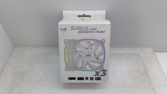 IN WIN Kit of 3 Sirius ASE120P Extreme RGB Fans, 120mm, ARGB Controller