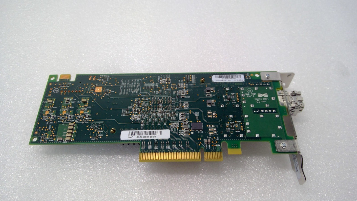 Lenovo Emulex 01KR608 P011324-23F 16Gb Gen 6 FC single-port HBA w/ 1x16G SFP