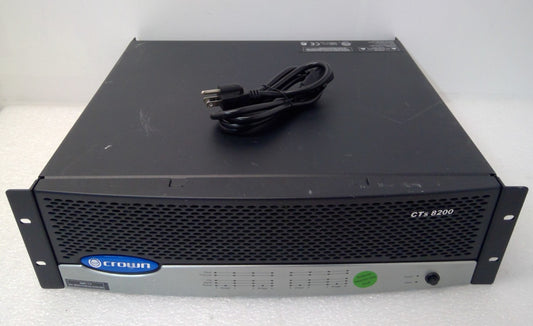 Crown CTS 8200 Professional Rack Mount 8-Channel Power Amplifier