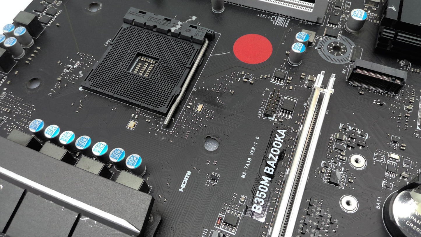 3X *For Parts* MSI B350M BAZ00KA  & GIGABYTE GA-AB350M-DAH & AB350 Gaming /Mixed