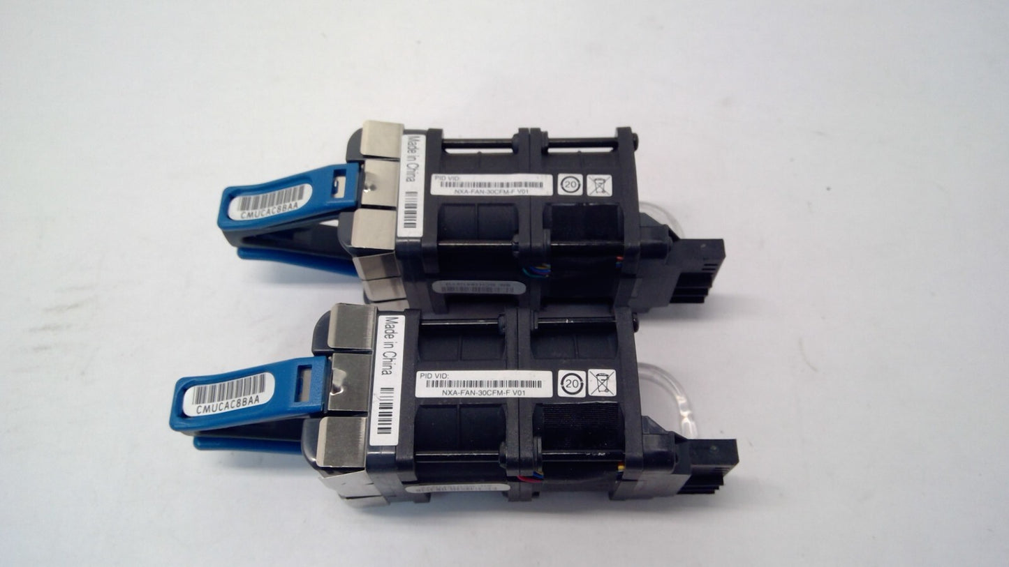 LOT OF 2 Cisco Nexus NXA-FAN-30CFM-F Module Forward Airflow Port-side Exhaust