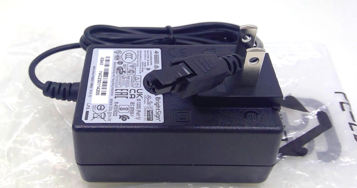 Genuine BrightSign APD WA-36A12R 12V 3A 36W AC Power Adapter 2-Pin New