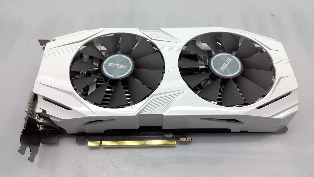 ASUS Dual GeForce GTX 1060 3GB GDDR5 PCIe Graphic Card DUAL-GTX1060-O3G white