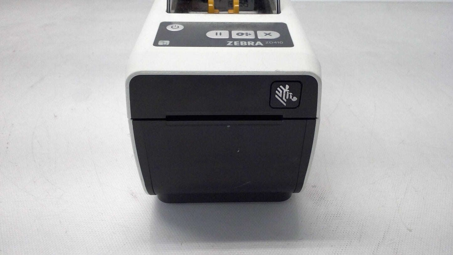 Zebra ZD410 Thermal Label Printer USB Ethernet Bluetooth ZD41H22-D01E00EZ