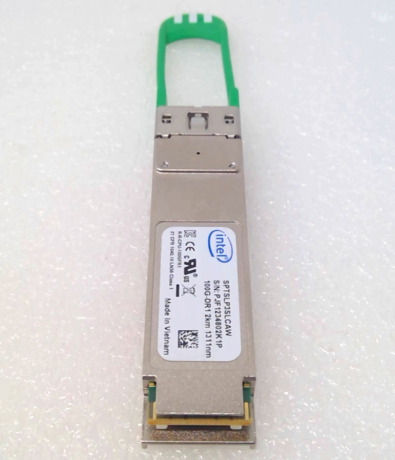 INTEL QSFP 100G DR1 SPTSLP3SLCAW 2KM 1311nm Fiber Optic Transceiver Module