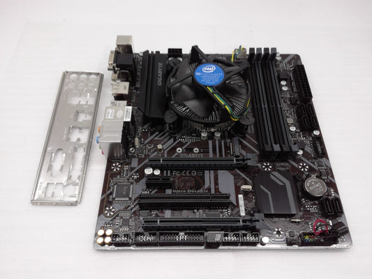 GIGABYTE B360M D3H GSM micro ATX Motherboard +Intel I3-9100@3.6GHz/Heatsink