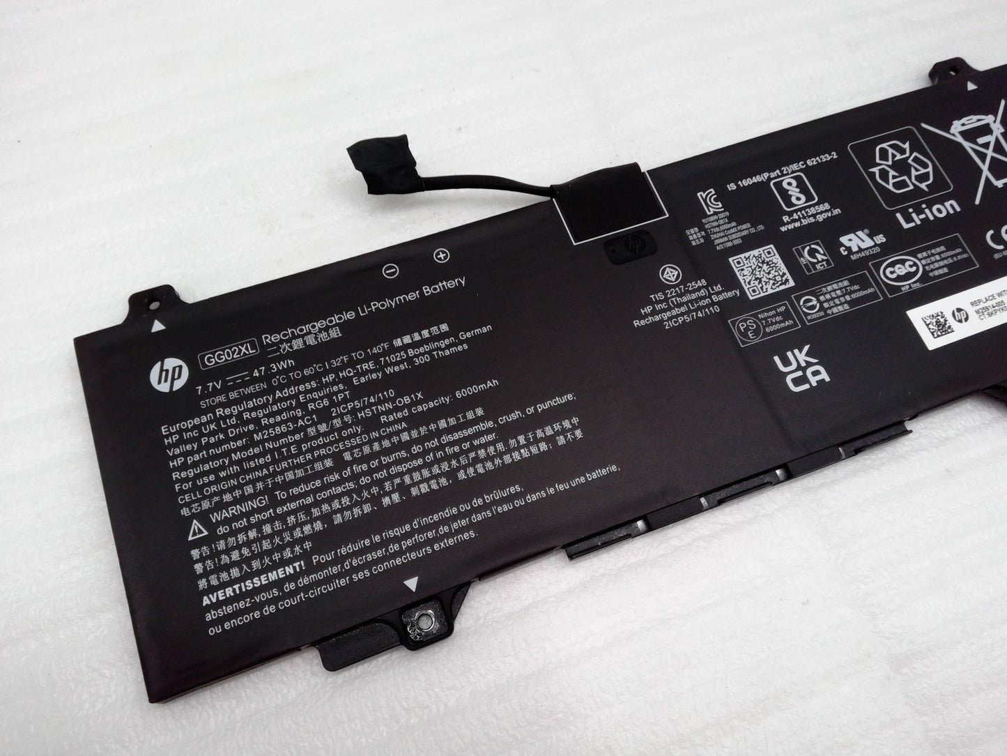 Genuine GG02XL Battery for HP Chromebook Enterprise x360 11 G4 EE HSTNN-OB1X