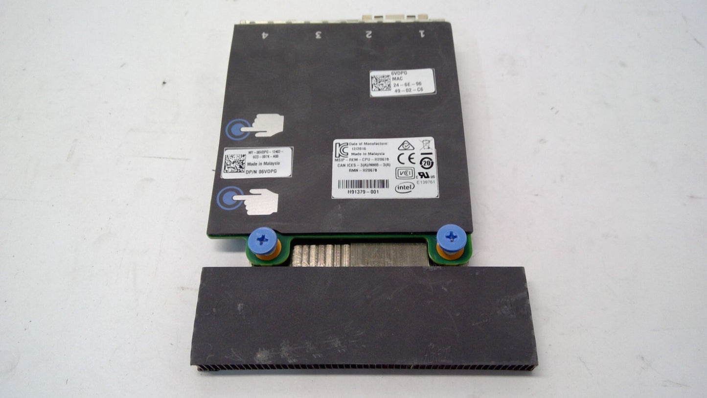 6VDPG DELL Dual Port 2x10GB SFP Intel X710 2x1G Intel I350 Server Adapter 06VDPG