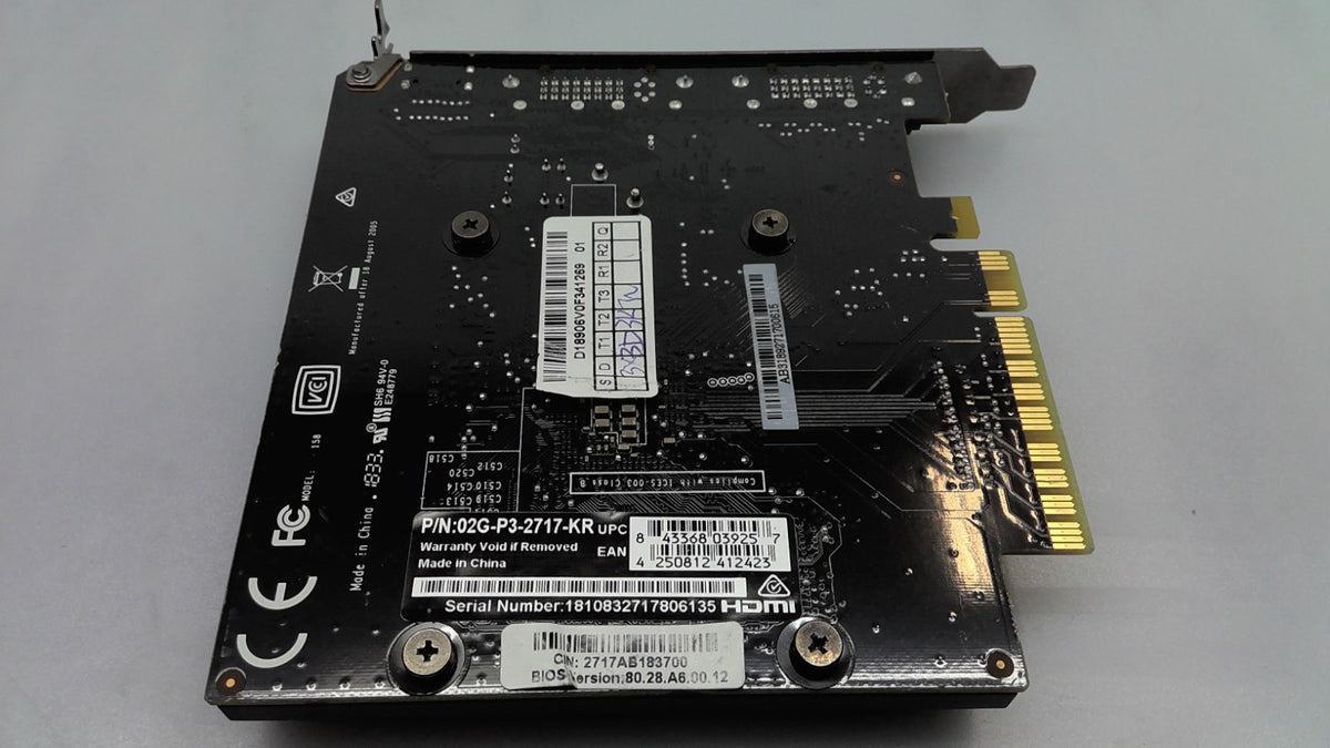 EVGA GeForce GT 710 02G-P3-2717-KR 2GB DDR3 SDRAM PCIE 2.0 Graphic Card