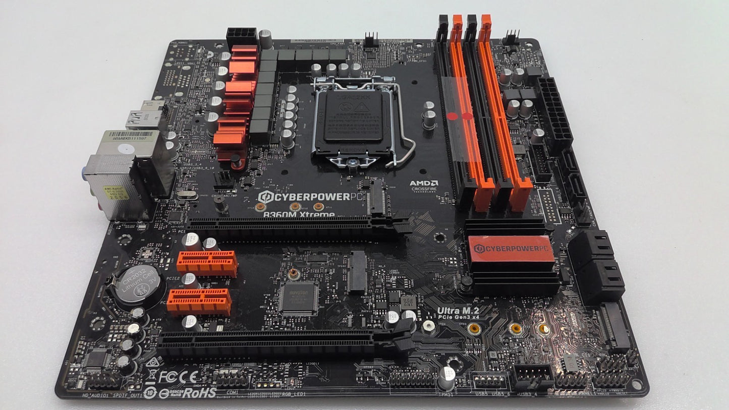 ASRock CyberpowerPC B360M Xtreme LGA1200 Intel Micro ATX  Motherboard *Read*