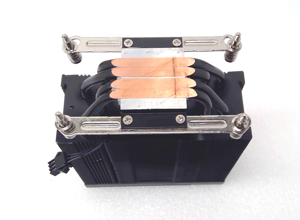 CYBERPOWER Black CPU Cooler 4 Heat Pipe Tower w/ AMD Adjustable Mounting Bracket