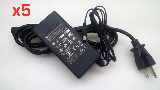Lot of 5 Elementech A140-1120300 DC 12V 3A 5.5*2.1mm AC Adapter Power Supply