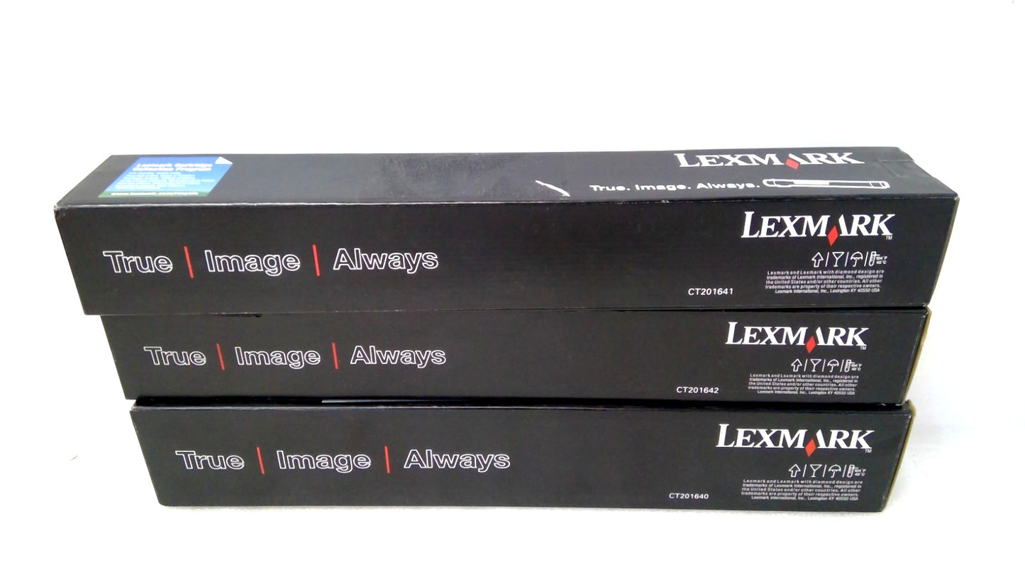 Set of 3 Lexmark X950X2KG/MG/CG  Extra High Yield Magenta Toners x950 x952