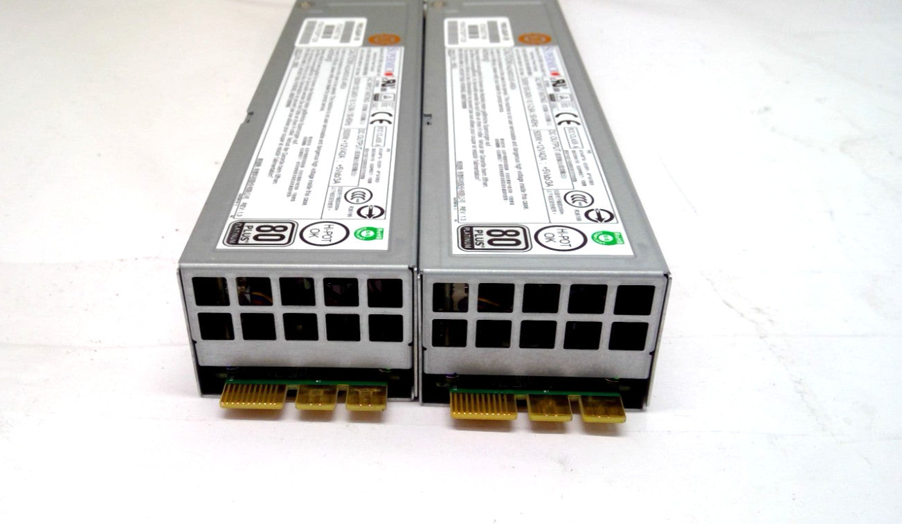 *Lot of 2* SuperMicro PWS-504P-1R  500W 80Plus Platinum Switching Power Supply