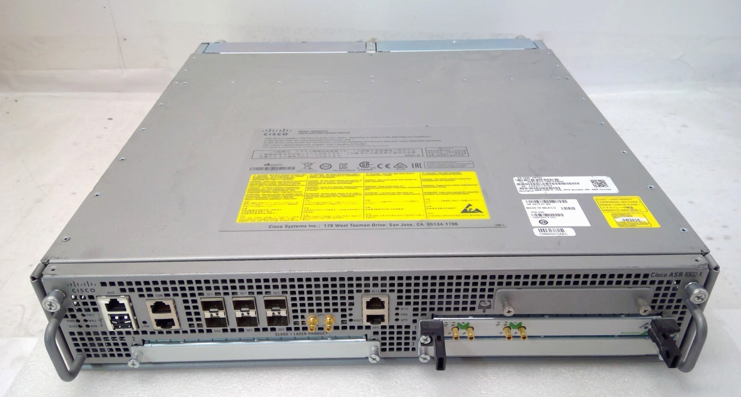 Cisco ASR1000 Aggregation Services Router ASR1002-X W/SPA-2XT3/E3-V2
