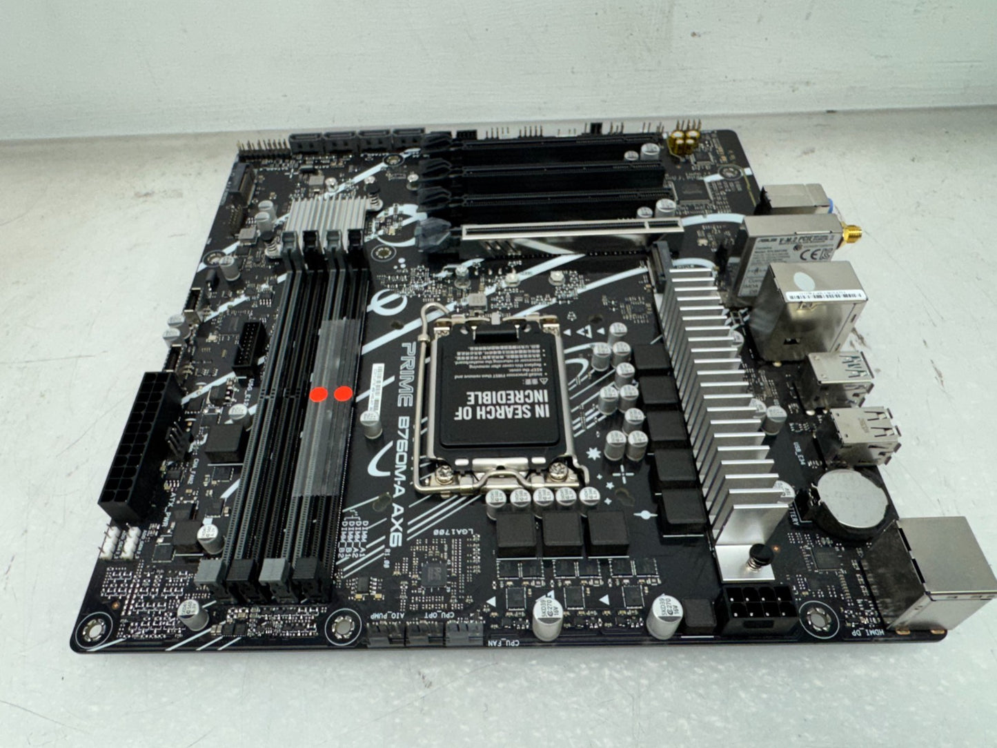 ASUS PRIME B760M-A AX 6 LGA 1700 Micro ATX motherboard *READ*