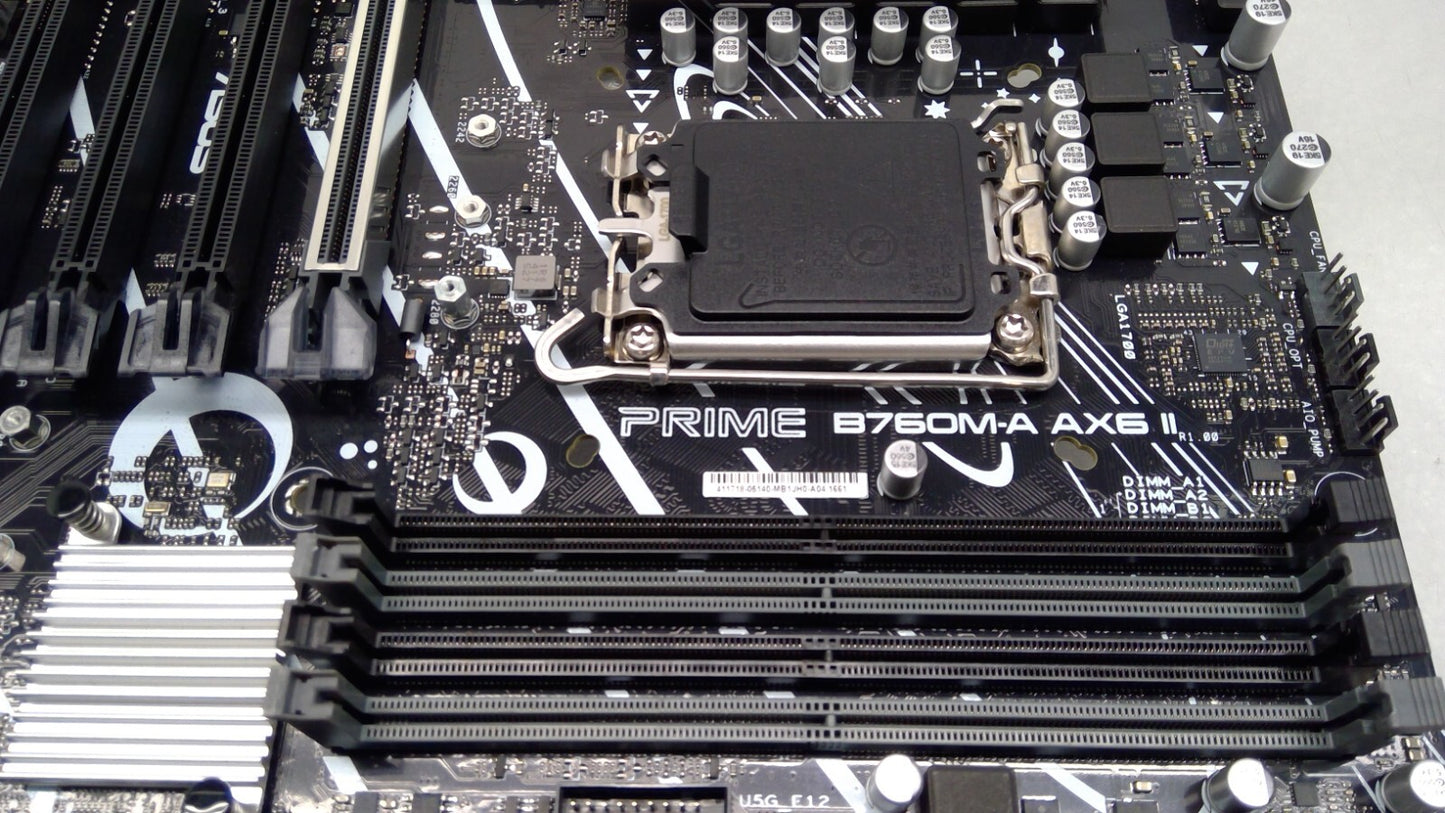 ASUS Prime B760M-A AX6-II LGA1700 (Intel 12th&13th&14th Gen) DDR5 WIFI mAT MB