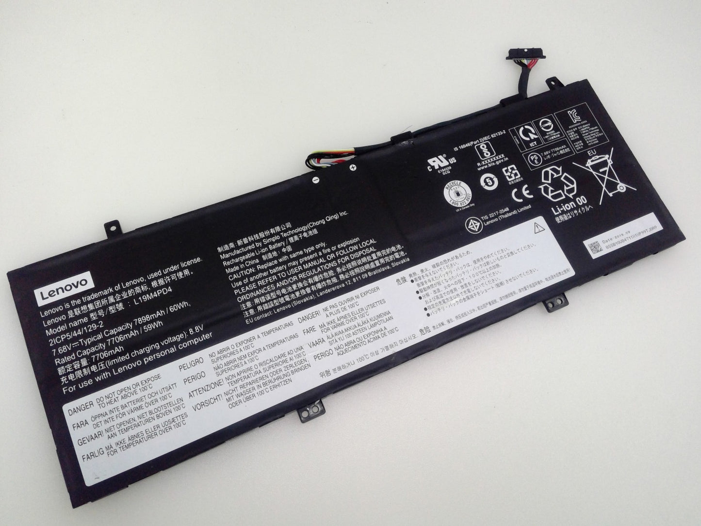 Original  Lenovo L19M4PD4 L19C4PD4 OEM Battery for IdeaPad FLEX  5G-14Q8CX