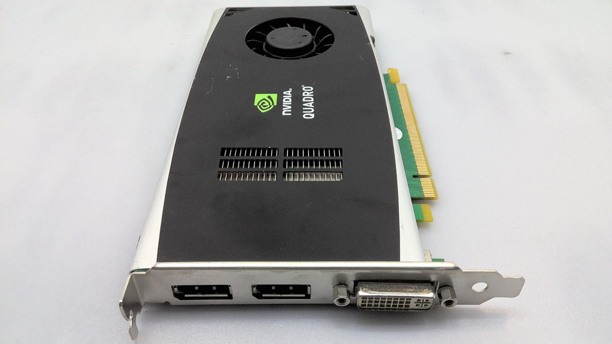 Nvidia Quadro FX1800 Dell P418M GGDR3 DVI DisplayPort PCIe 2.0x 16 Graphics Card