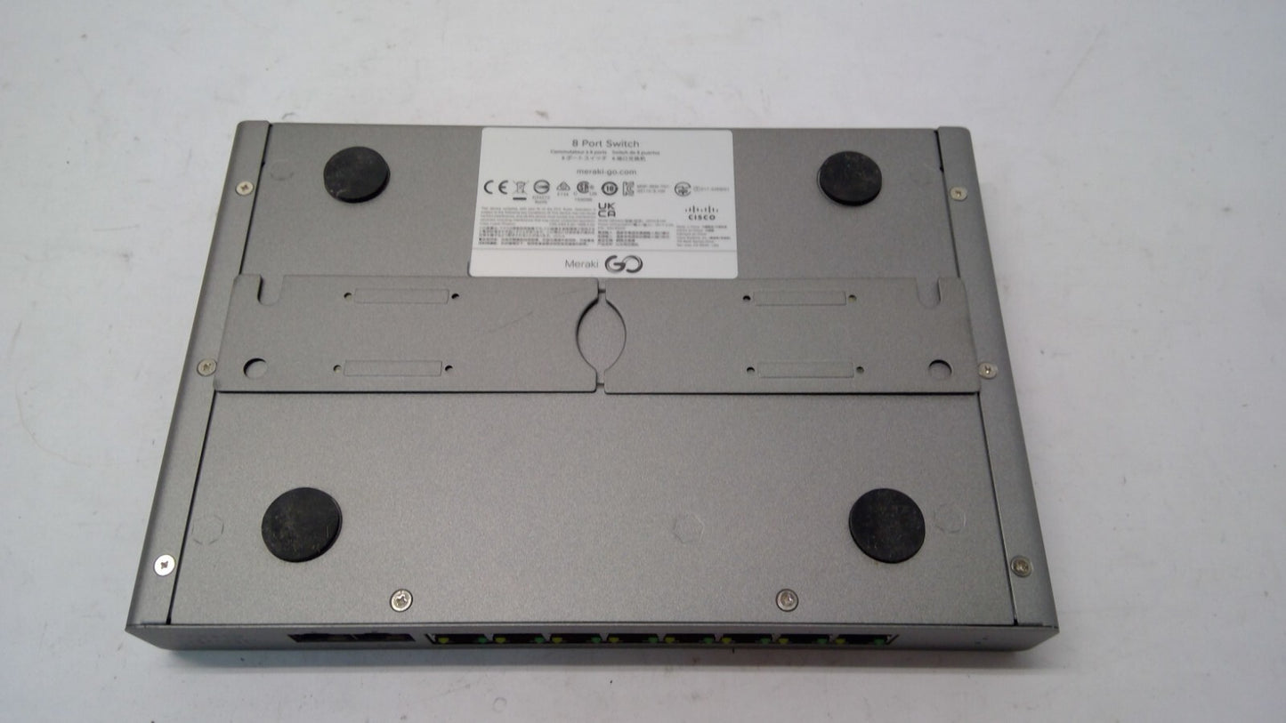 Cisco GS110-8-HW Meraki Go 8-Port Network Switch CG01C44 600-65010