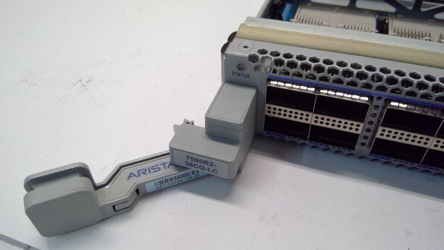Arista DCS-7500R2-36CQ-LC 7500R2 Series 36 Port 100GbE QSFP100 Line Card
