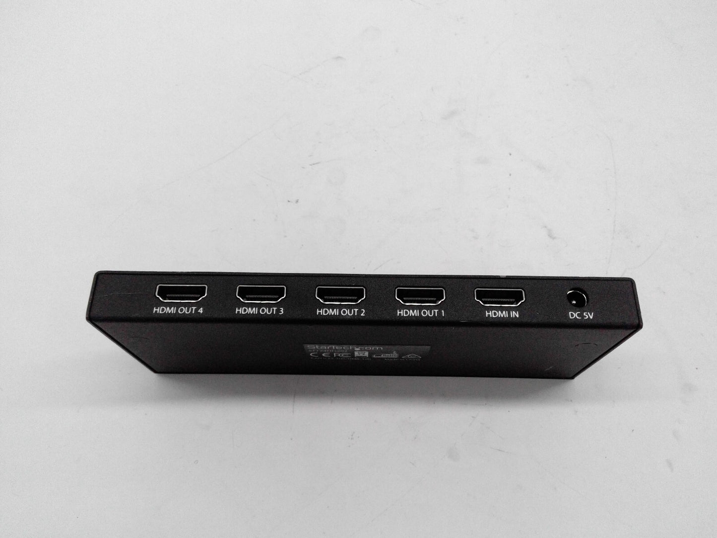 StarTech 4 Port HDMI Splitter 4K 60Hz 1x4 Way 2.0 HDR ST124HD202