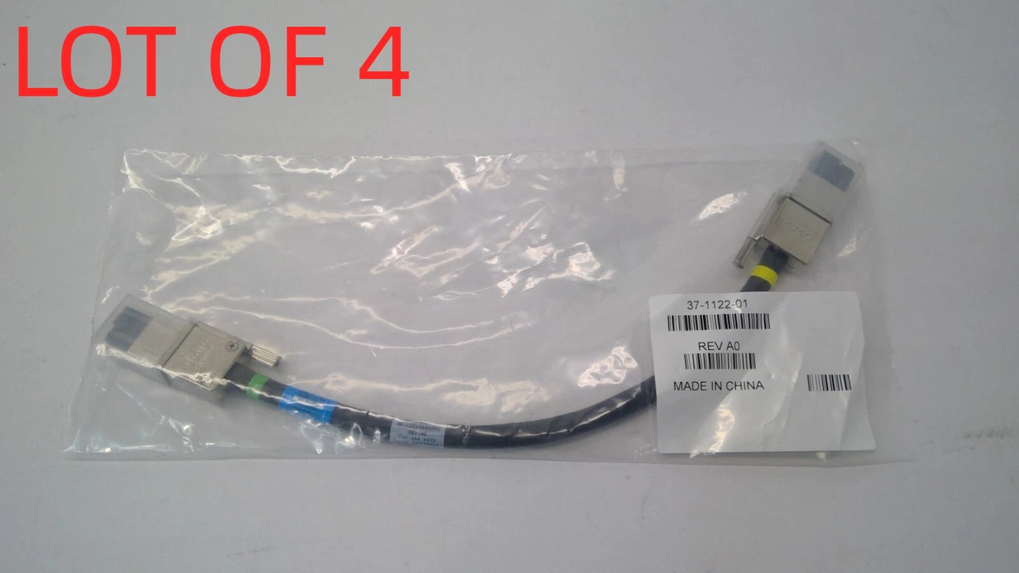 Lot of 4 New Cisco CAB-SPWR-30CM PowerStack Cable 37-1122-01 3850 9300 3750X