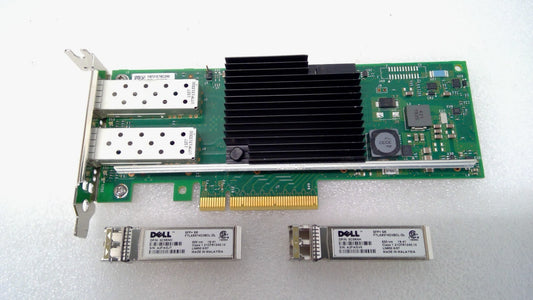 Dell Intel X710-DA2 10Gb Ethernet 2Port Network Adapter Y5M7N 5N7Y5 W/2 10G SFP