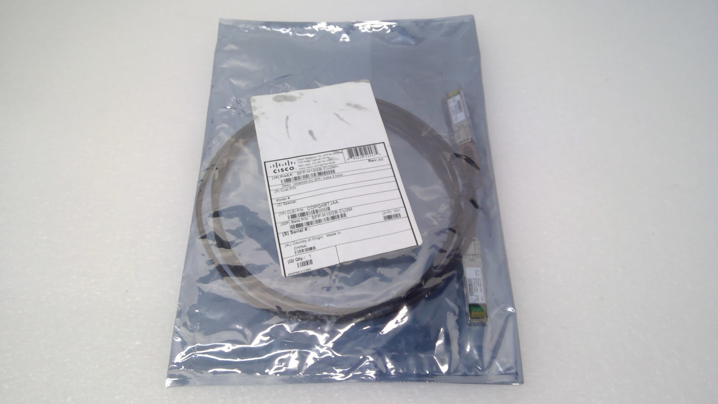 CISCO GENUINE SFP-H10GB-CU2M 10G SFP+ 2M 37-1430-01