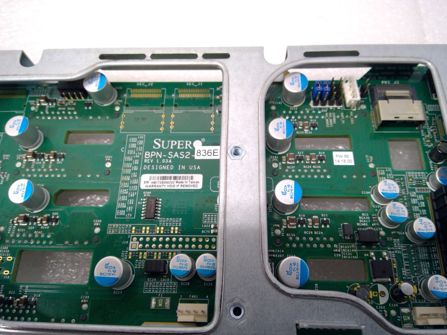 Supermicro BPN-SAS2-836EL1 SAS 6G 3U 16-bay SAS-2 expander backplane