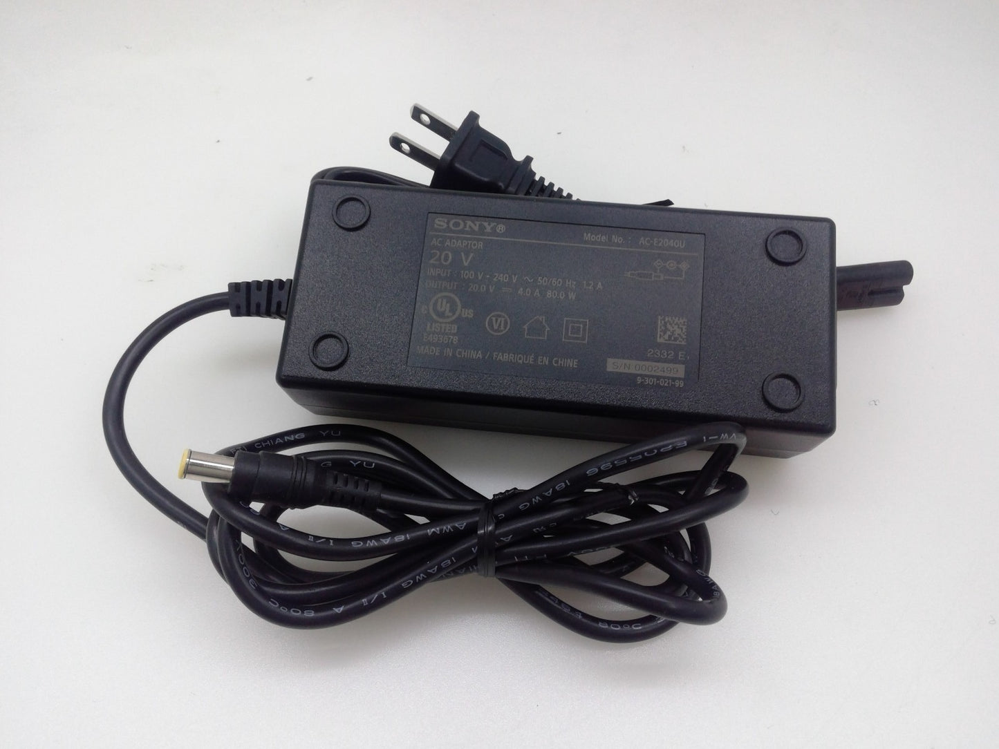 Genuine Sony AC Power Adapter AC-E2040U for Speaker SRS-XG500 20V 4.0A 80W