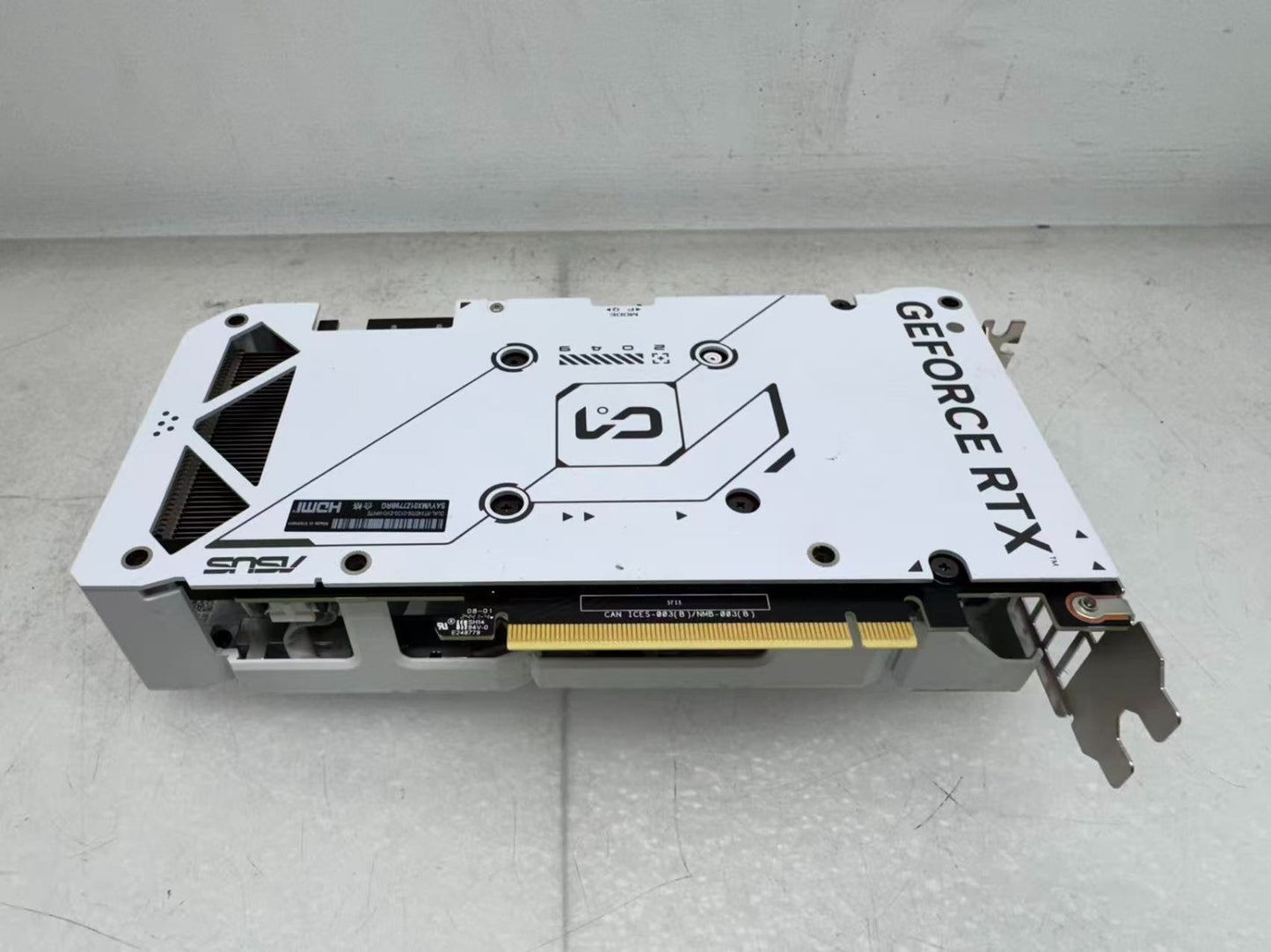 ASUS DUAL RTX 4070 Super 12G OC EVO GDDR6X Graphics DUAL-RTX4070S-O12G-EVO-White
