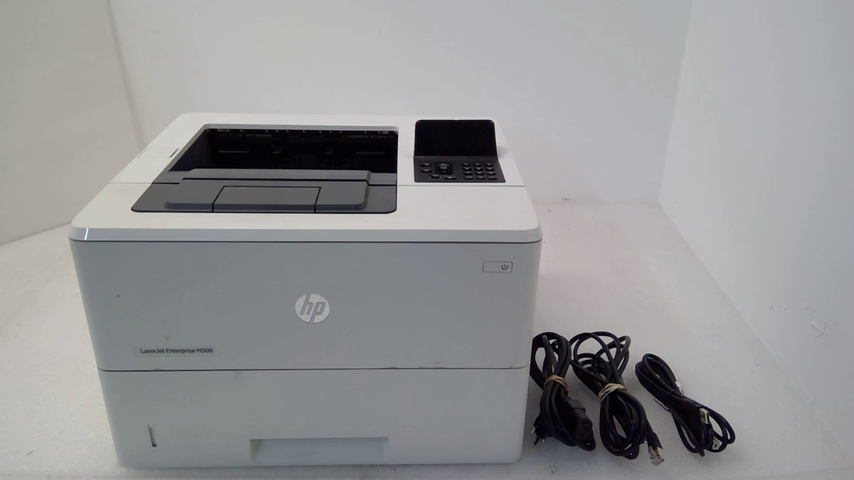 HP LaserJet Enterprise M506n F2A68A Network Monochrome Laser Printer w/Toner