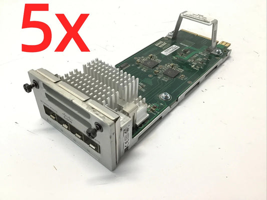 Lot of 5 Genuine Cisco C3850-NM-4-1G Ethernet Network Module 3850 Series