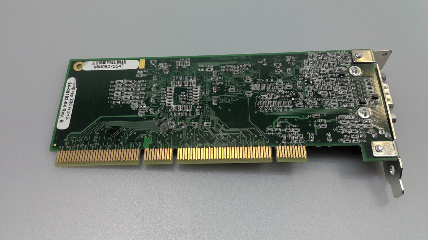 ViewCast Osprey 230 PCI-X Analog Video Audio Capture Card HD-15 94-00192-04