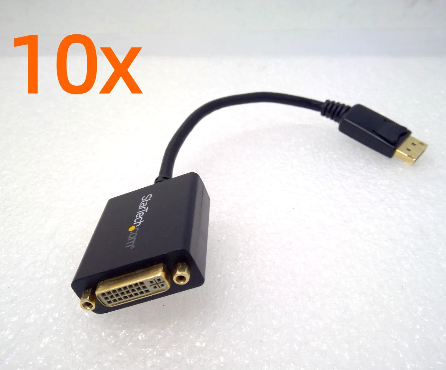 LOT OF 10 StarTech DisplayPort to DVI Converter Cable DP to DVI Adapter DP2DVI2
