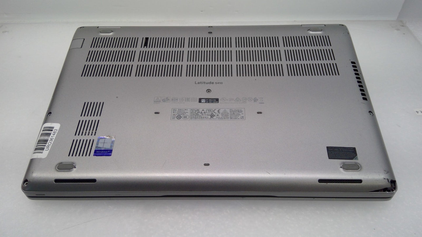 *Read*Dell Latitude 5410 14" i5-10210U@1.60Ghz 16G RAM No HDD/Battery(1366x) B13