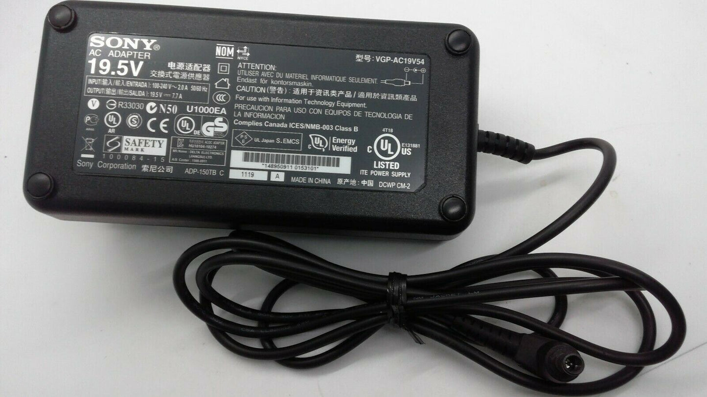 Genuine Sony Laptop Charger AC Adapter Power Supply VGP-AC19V54 ADP-150TB C 150W