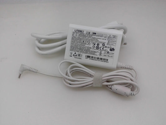 Genuine Acer LiteOn 65W PA-1650-80 AC Power Adapter Charger 19V 3.42A White