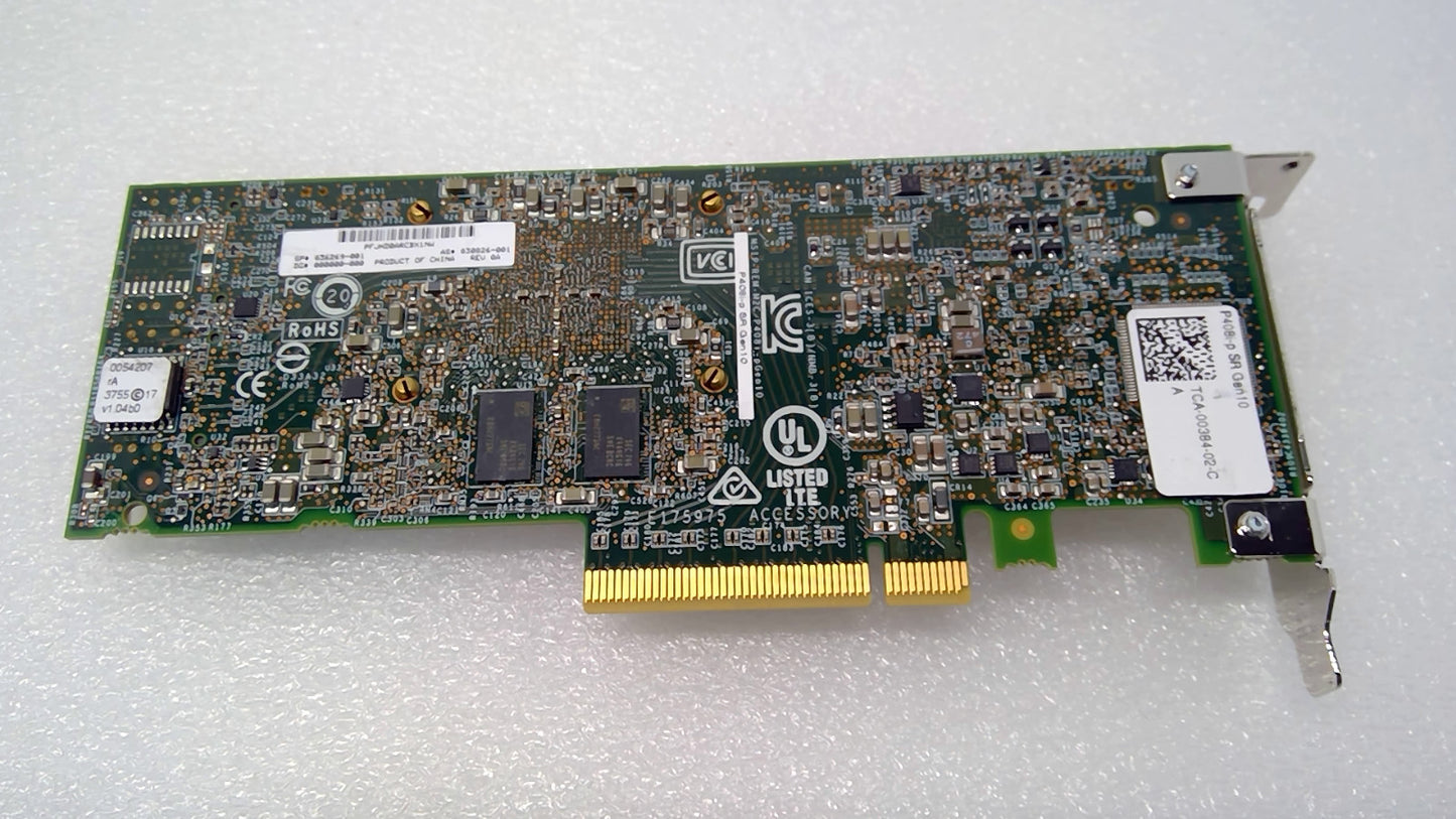 HPE P408i-p SR Gen10 12G SAS PCIe RAID Controller 836269-001 830826-001