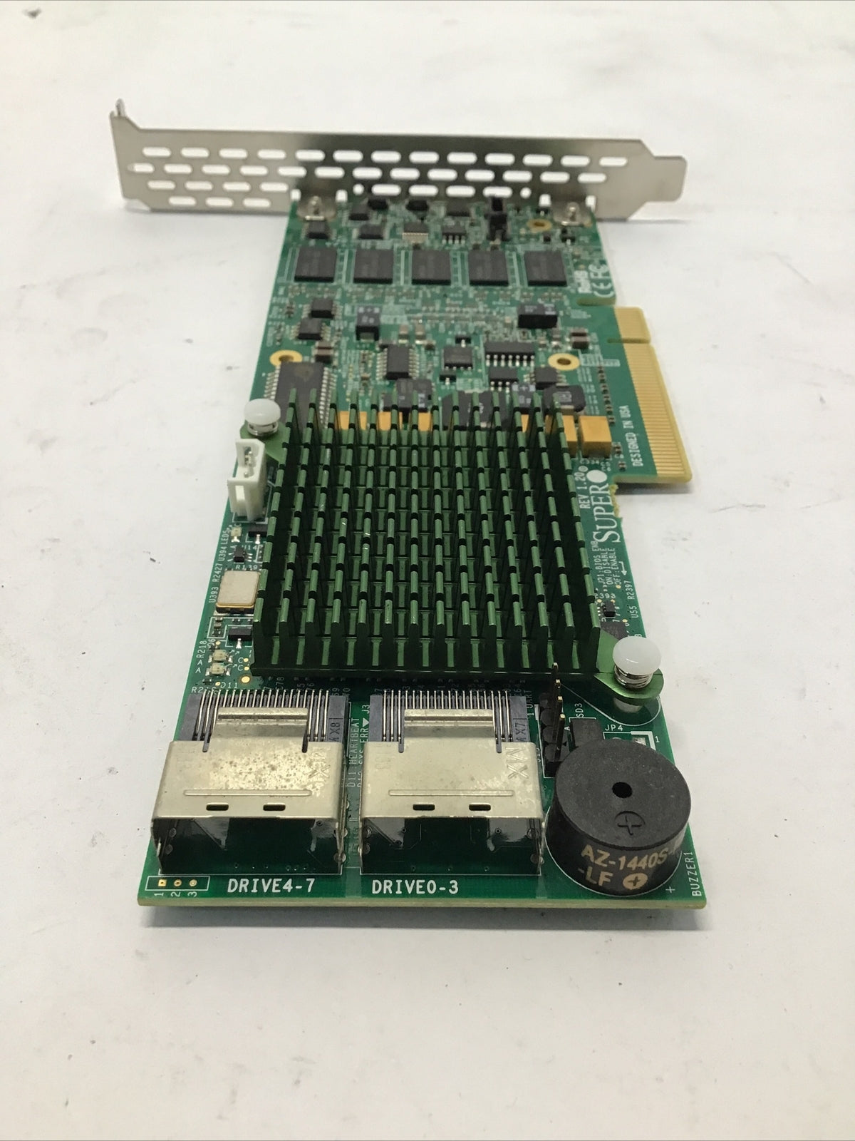 Supermicro AOC-USAS2LP-H8iR UIO 512MB 8-Port Internal SAS2 6Gbps RAID Controller