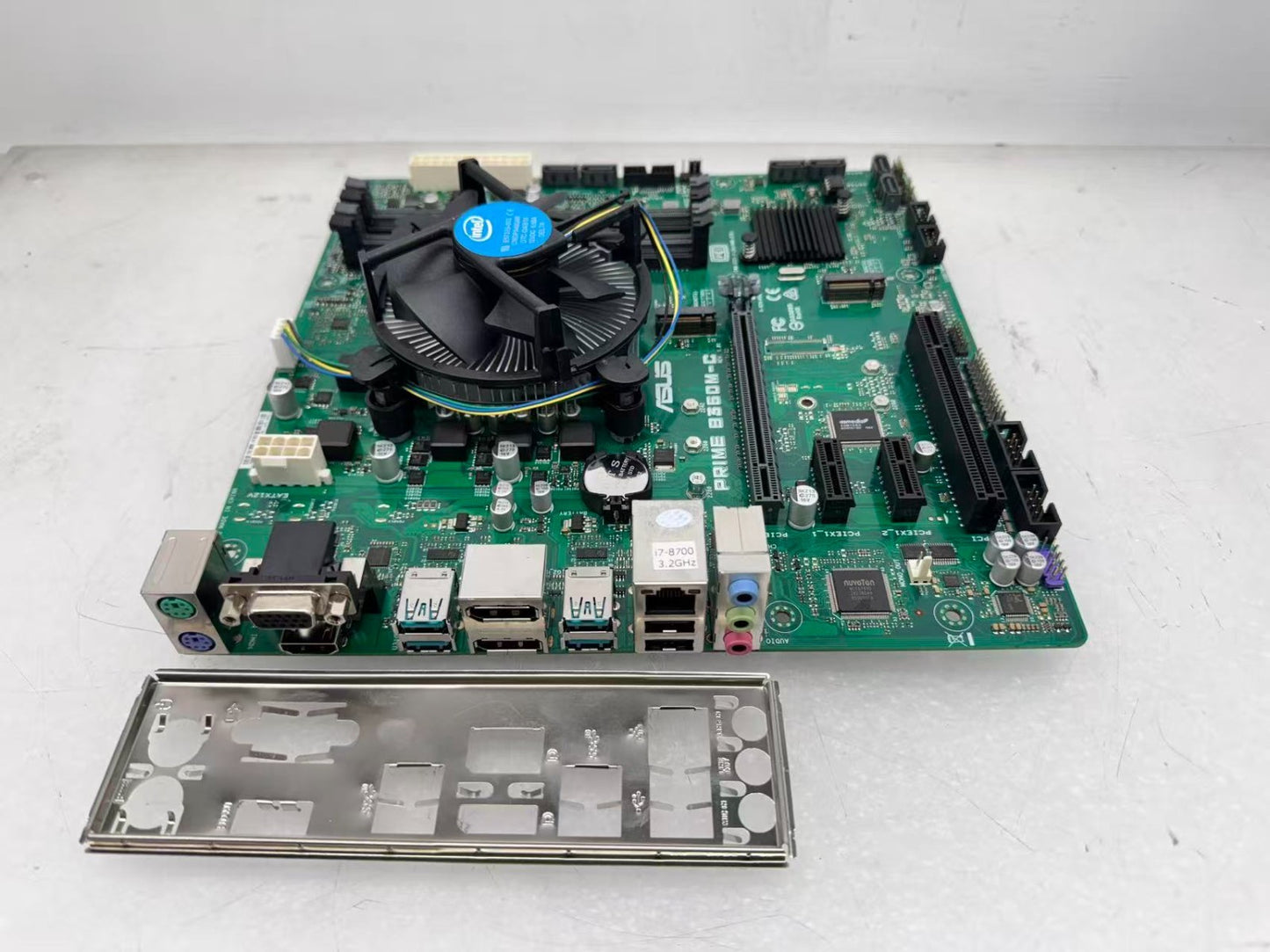 ASUS PRIME B360M-C Motherboard With Intel Core i7-8700@3.2GHz/HeatSink