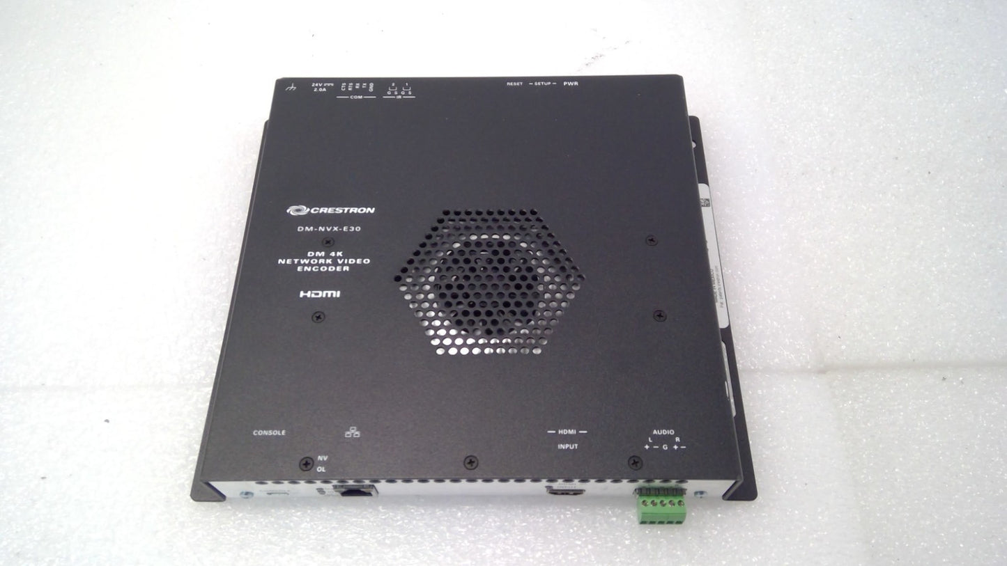 Crestron DM-NVX-E30 DM NVX 4K60 4:4:4 HDR Network AV Encoder *No AC Adapter