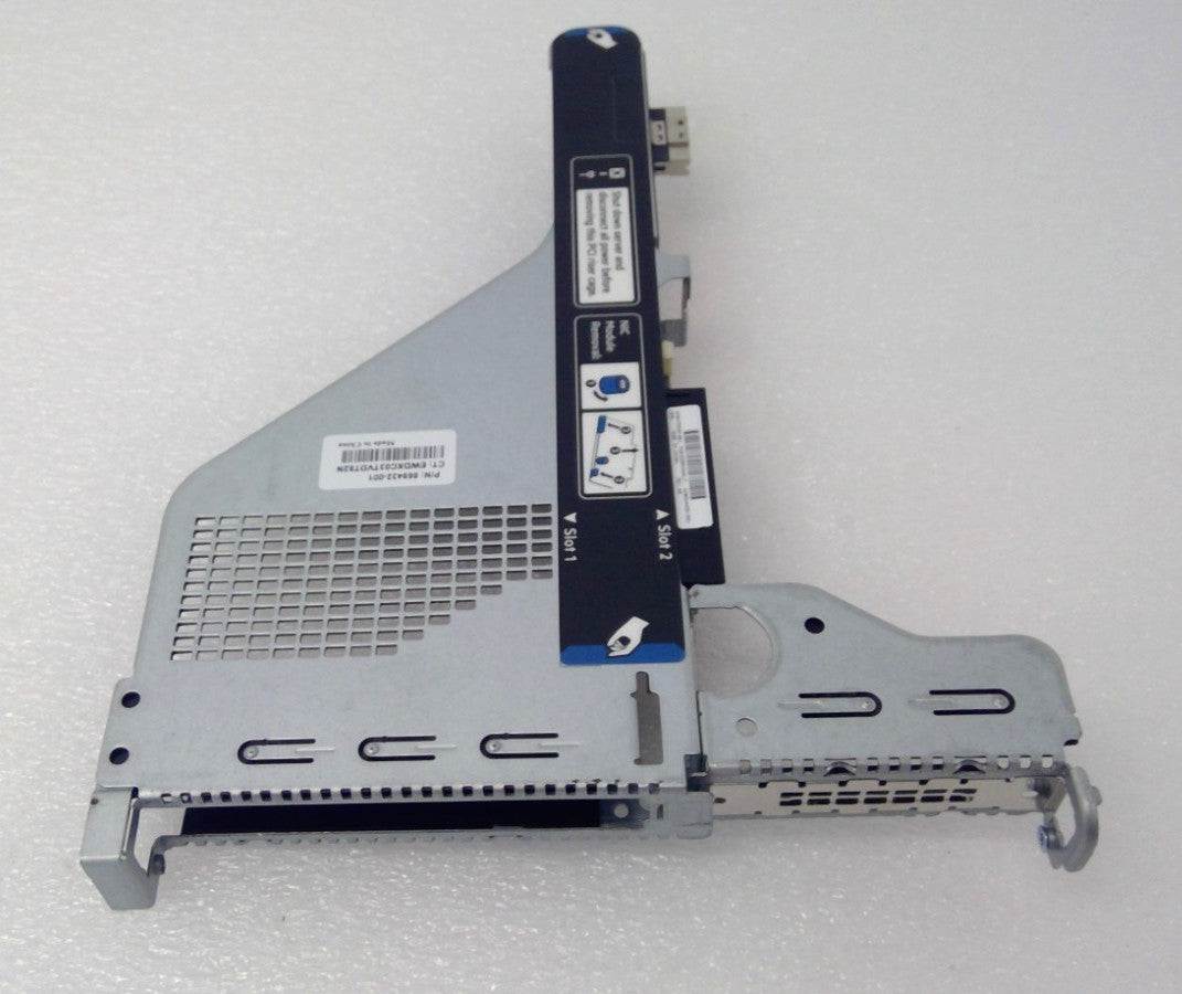 HPE 875548-001 864488-001 ProLiant DL360 G10 Primary GPU NVMe Riser Board w/Cage