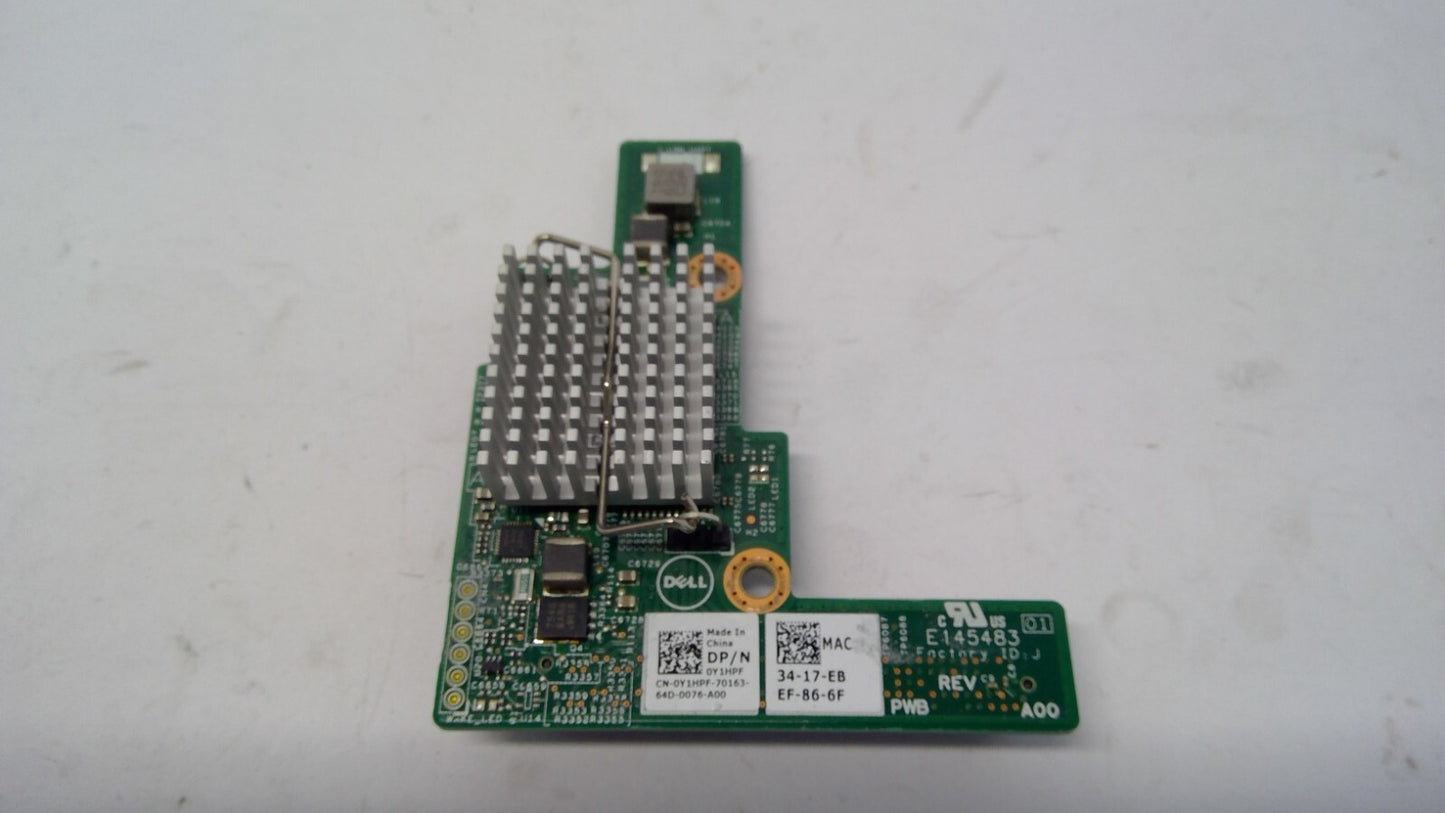 Y1HPF Dell 10Gb LOM Riser Card for Poweredge FC430 0Y1HPF
