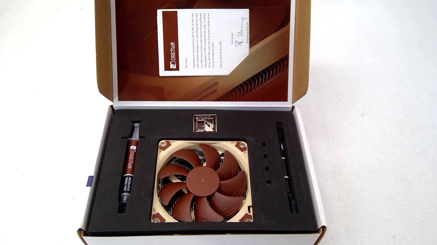 Noctua NH-L9a-AM4 Low Profile CPU Cooler - Brown FOR AMD AM4