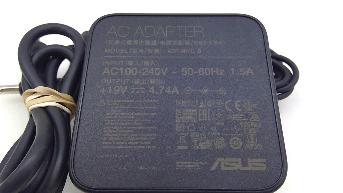 Genuine ASUS ADP-90YD B 90W 19V AC Adapter 5.5x2.5mm Long Tip w/ Cord