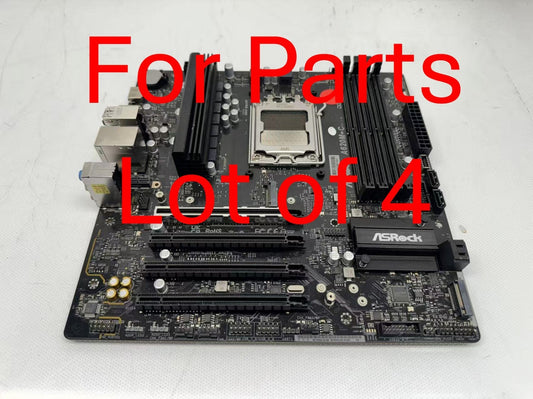 Lot of 4 *For Parts* ASRock A620M-C Micro ATX Motherboard DDR5 No WIFI Not WORK