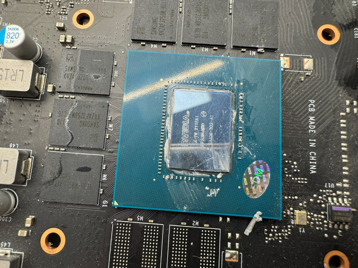 *For Parts* MSI GeForce RTX 3060 VENTUS 3X 12G OC Grahphics Card Not Working
